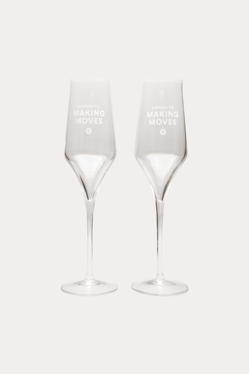 CHAMPAGNE FLUTES (SET OF 2) – Bumble Shop